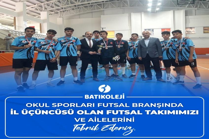 FUTSAL BRANŞINDA DERECE