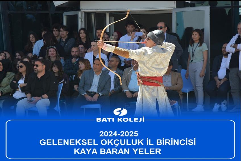 GELENEKSEL TÜRK OKÇULUĞU BRANŞINDA İL BİRİNCİMİZ