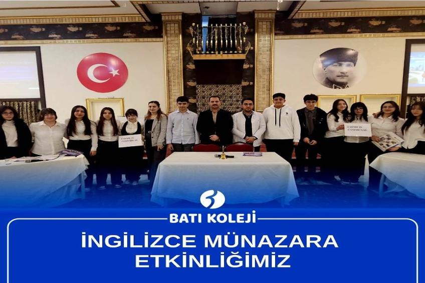 İNGİLİZCE MÜNAZARA ETKİNLİĞİMİZ