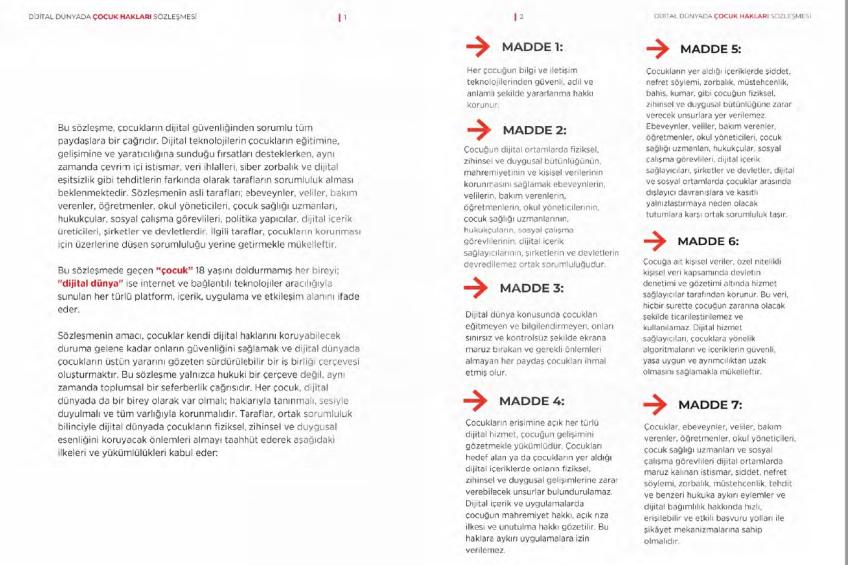 DİJİTAL DÜNYADA ÇOCUK HAKLARI SÖZLEŞMESİ
