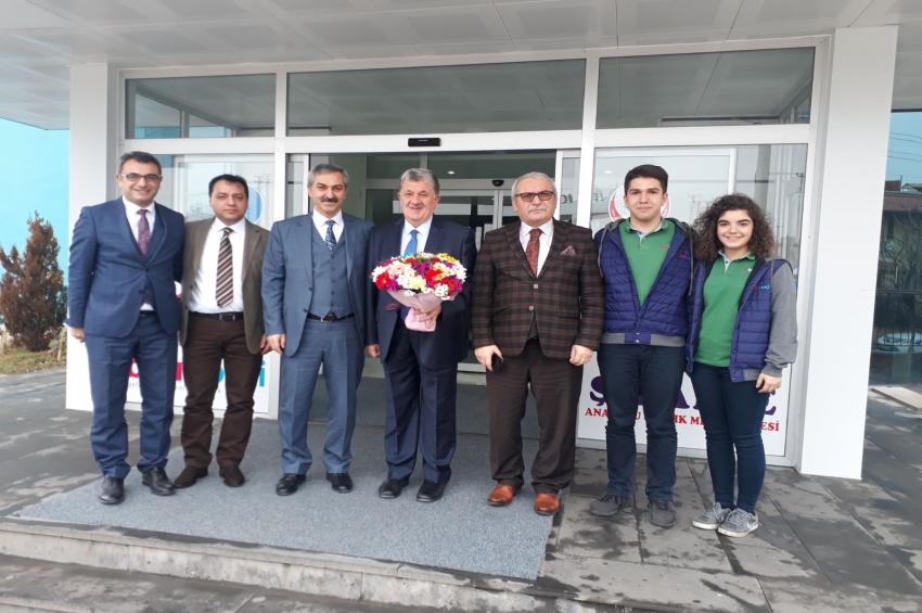 Prof. Dr. Recep Toparlı ve Belediye Başkan Yard. Ahmet Özaydın Hocamızın Ziyareti