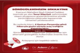 OKUL GÜZERGAHIMIZDA YOL ÇALIŞMASI (04.06.2026)
