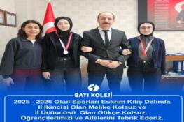 ESKRİM DALINDA DERECELER